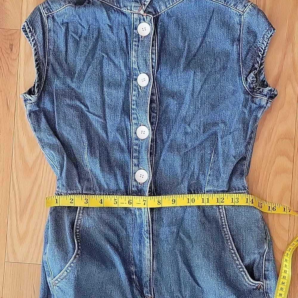 Free People Unchained Melody denim jumpsu…